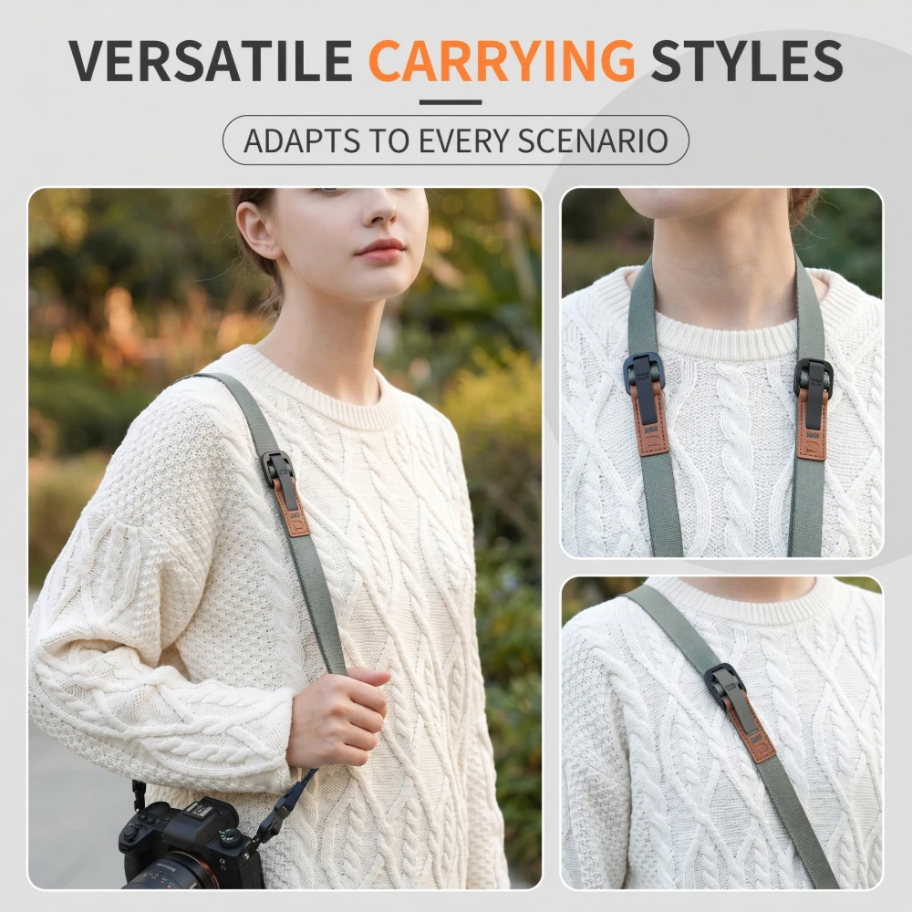 Quick-Release Anti-Slip Comfortable Shoulder Strap Compatible With PD Suitable for Canon Nikon Sony Fujifilm DSLR Cameras