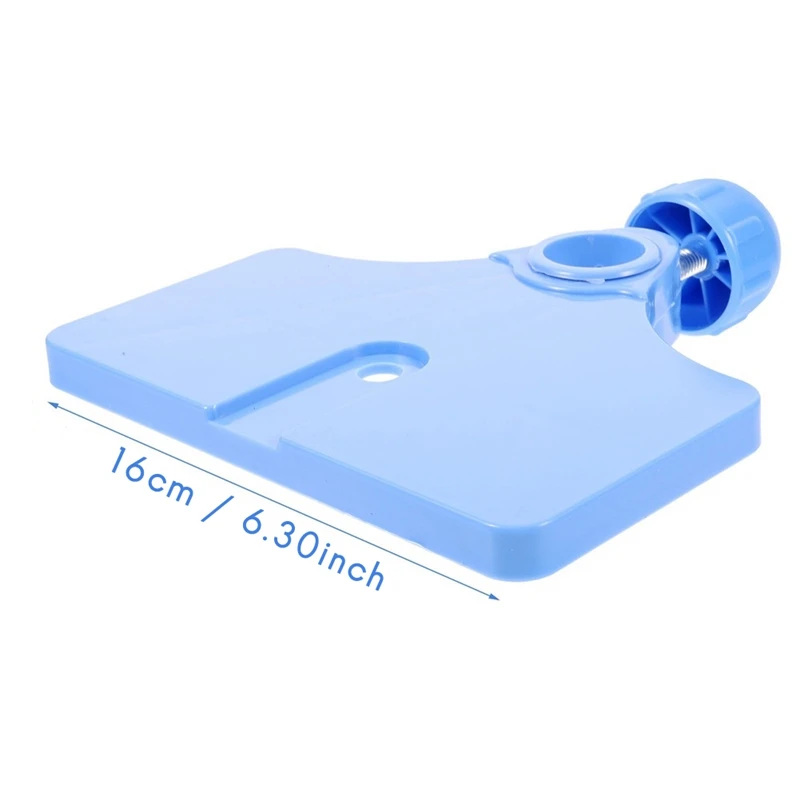 B62B Infusion Stand Storage Tray ABS Plate for Equipment Holder Drip Stand Accessories 16x8x1.2cm