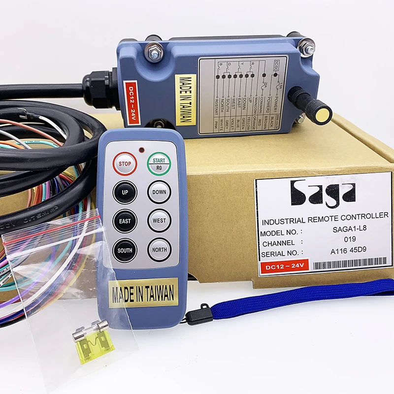SAGA L8 6 Channel Radio 48v 220v UHF/VHF Industrial Remote Control For Water Pump