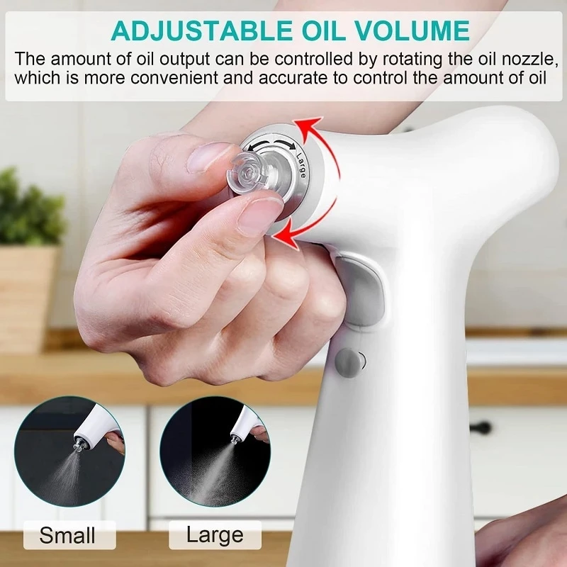 Xiaomi Mijia Electric Oil Spray Bottle Dispenser USB Charging Two Spray Models Soy Sauce Jar Vinegar Storage for Kitchen Cookin