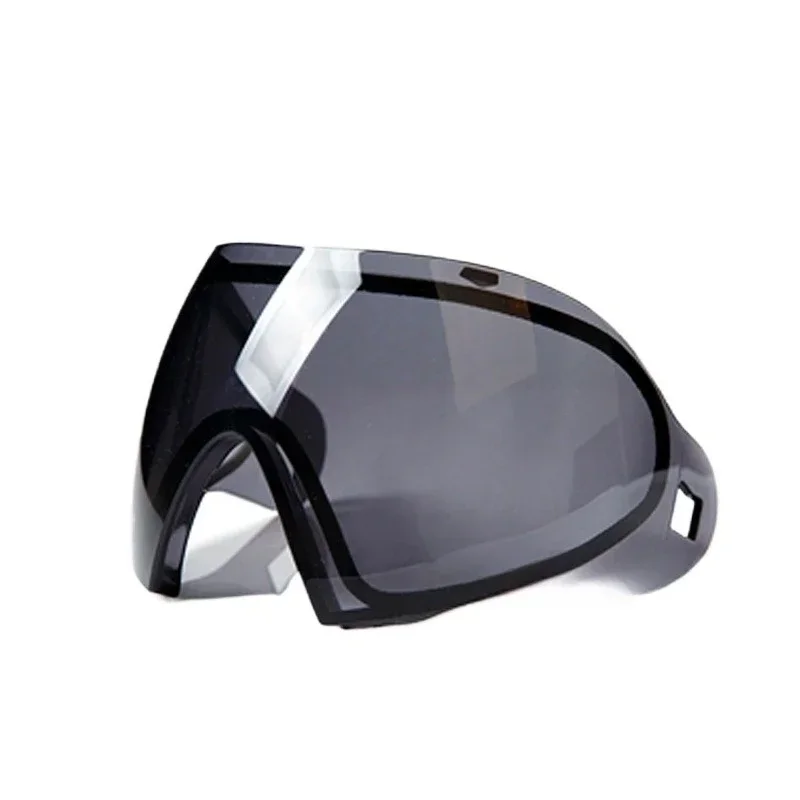 

Double-layer lenses for full face protective masks