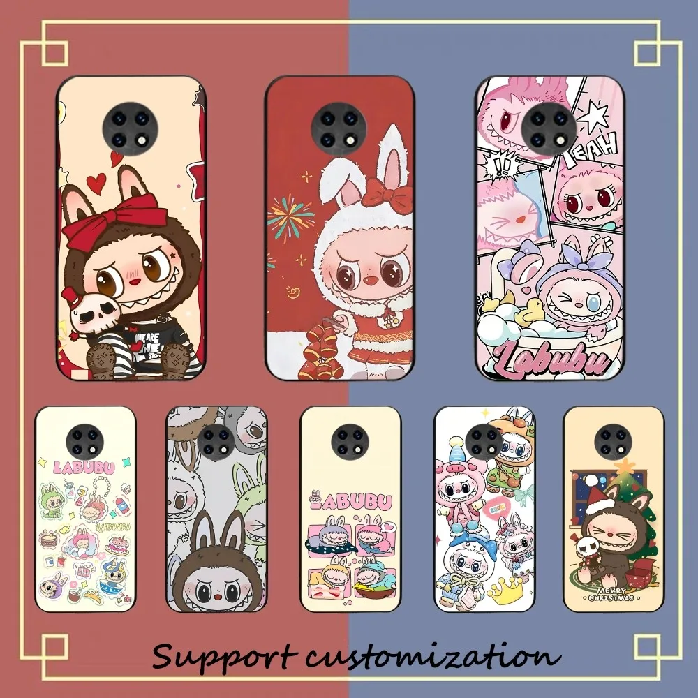 New K-Kawaii Cute L-Labubu Phone Case For Redmi 5 6 7 8 9 10 plus pro 6 7 8 9 A GO K20 K30 K40 pro plus F3 Fundas