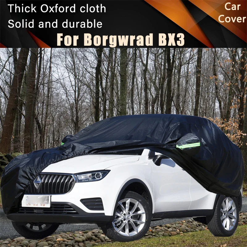 

For Borgwrad BX3 Car Full Outer Covers Outdoor Waterproof Dustproof Sun Rain Snow Protection Exterior Car Accessories