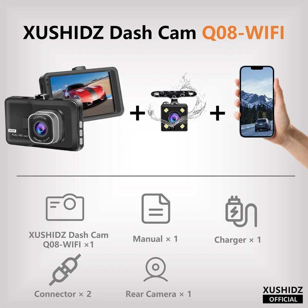 Q08wifi n rear Cam