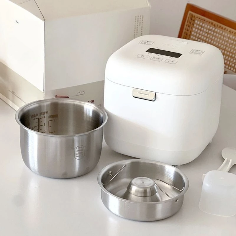 Uncoated liner insulation soup multi-functional rice cooker