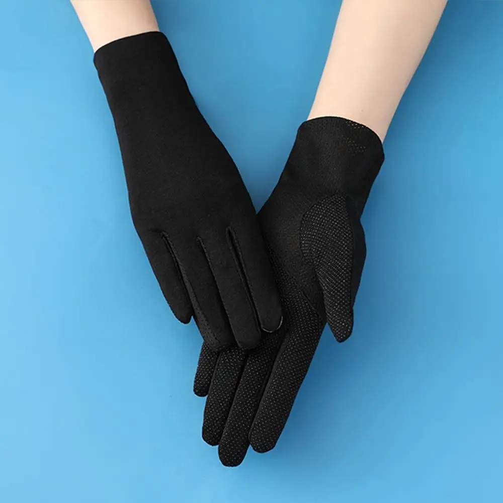 Cotton Touch Screen Anti-UV Women Gloves Riding Driving Gloves Sunscreen Gloves Mittens