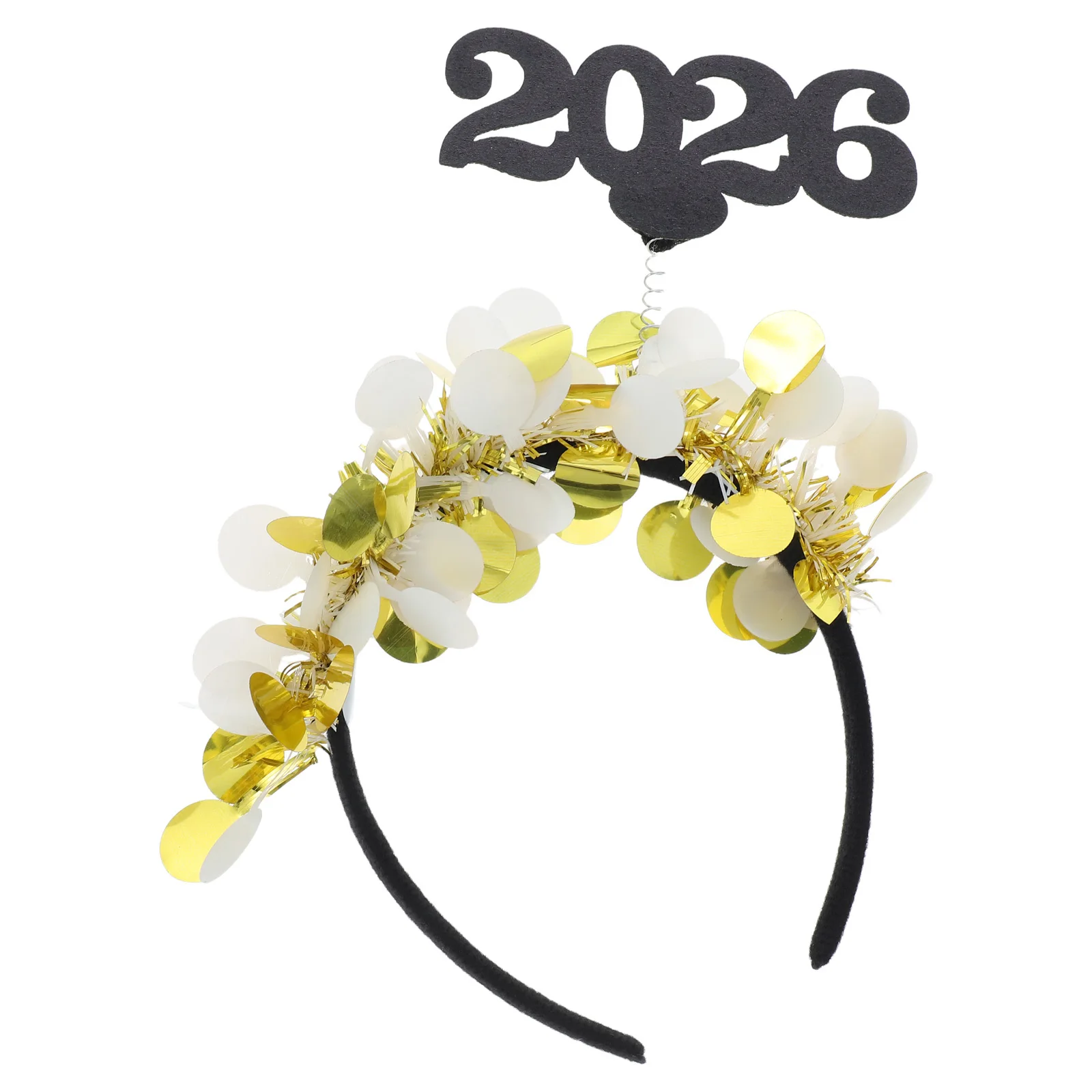 

2 Pcs 2026 Headband New Years Headwear Conjoined Party Decoration The Pet Props