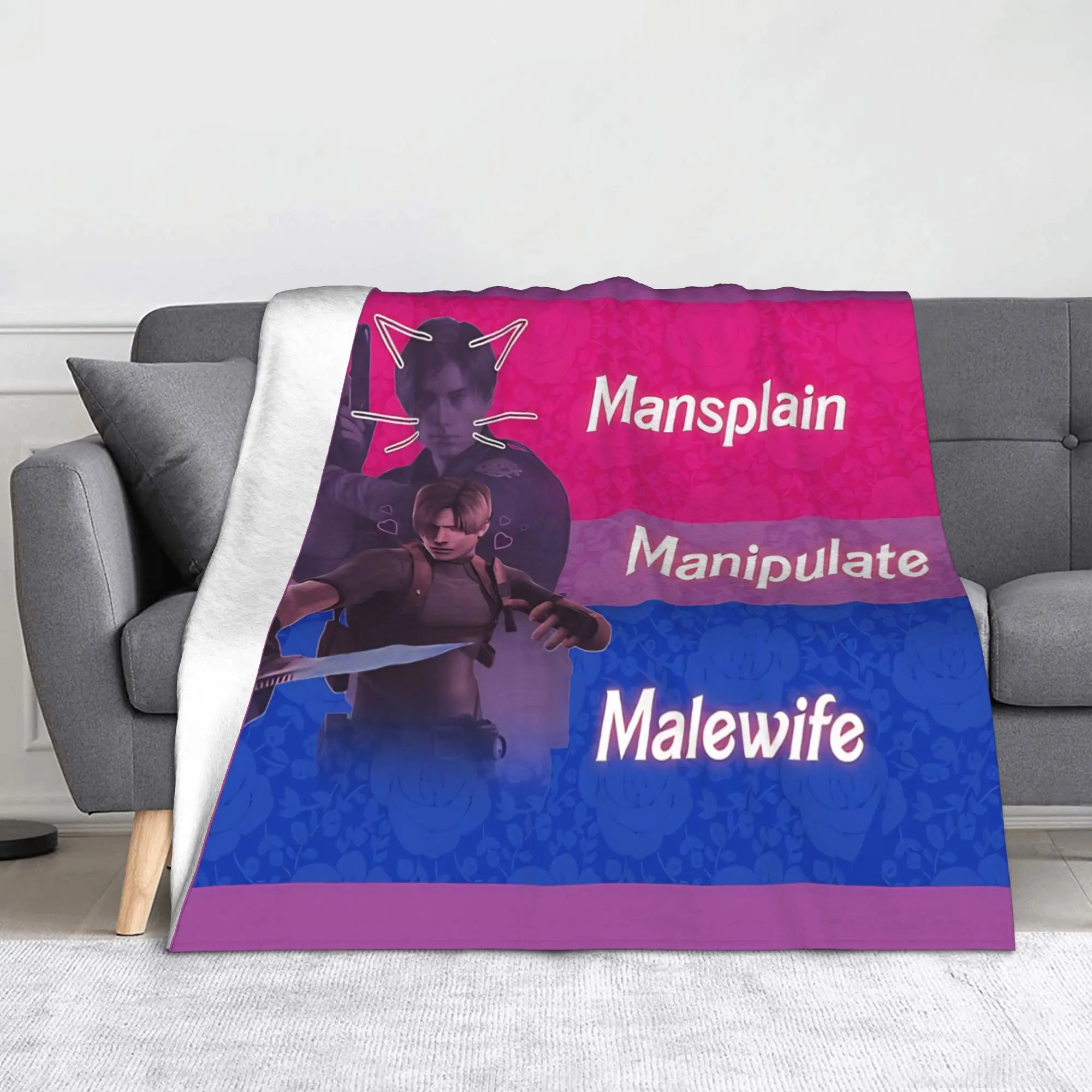 

Плед Bi Leon Cow Kennedy из фланели, весенне-осенний, многофункциональный, очень теплый, для дома, дивана, плюшевое тонкое одеяло