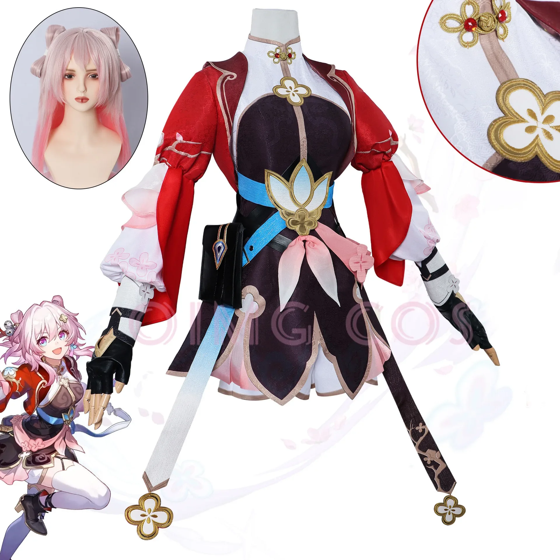 

March 7th Cosplay Costume Honkai Star Rail New Game Anime skins Carnival Uniform Halloween Costumes Women Game