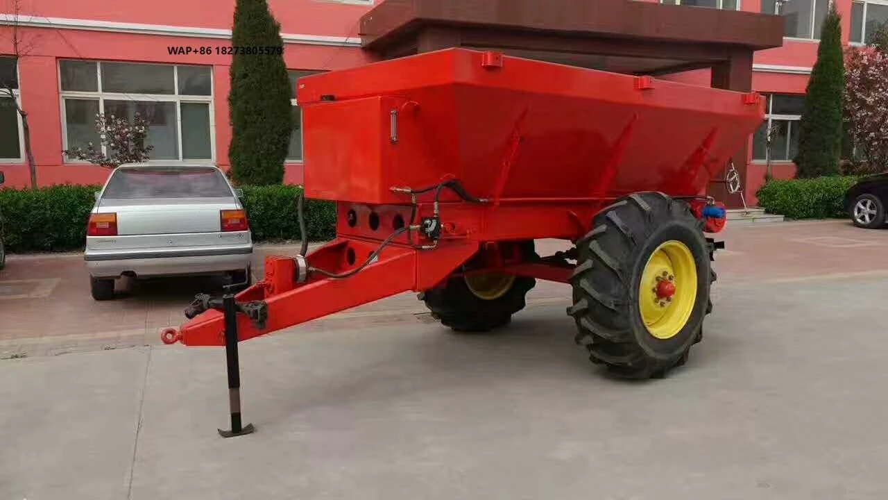 Agricultural Organic Manure Spreading Equipment Large Manure Spreader for Tractors Tractor-driven Farmyard Fertilizer Spreader