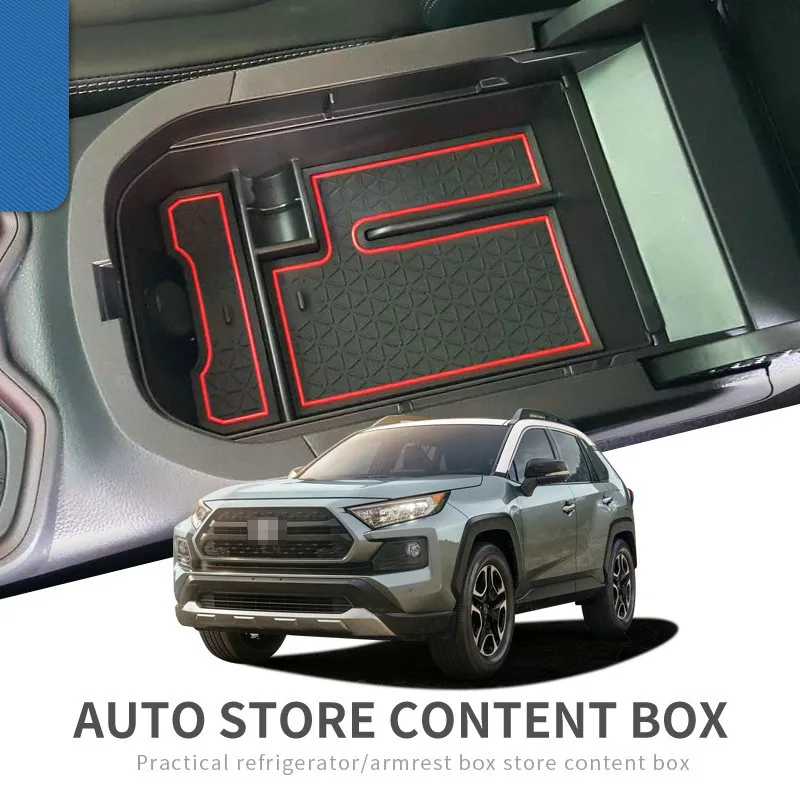 Auto Parts For Toyota RAV4 Wildlander XA50 2019~2025 Car Center Console Armrest Storage Box Multifunctional Interior Accessories