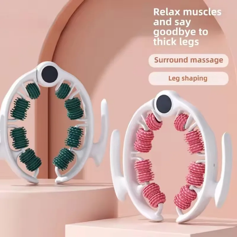 

Новый роликовый массажер для ног, массажер от целлюлита, ручной массажер для мышц, роликовый многофункциональный тренажер для мышц тазового дна, инструменты для красоты