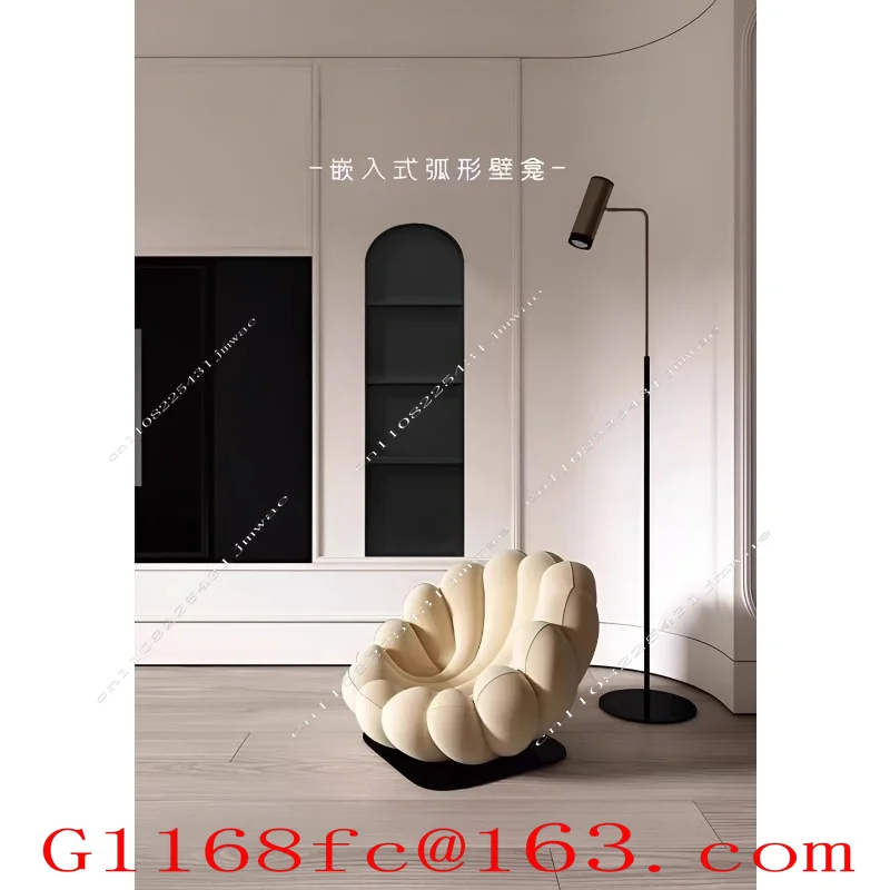 Arc Shaped Arched, Stainless Steel Embedded Niche, Living Room, Bathroom Niche, Shelf, TV