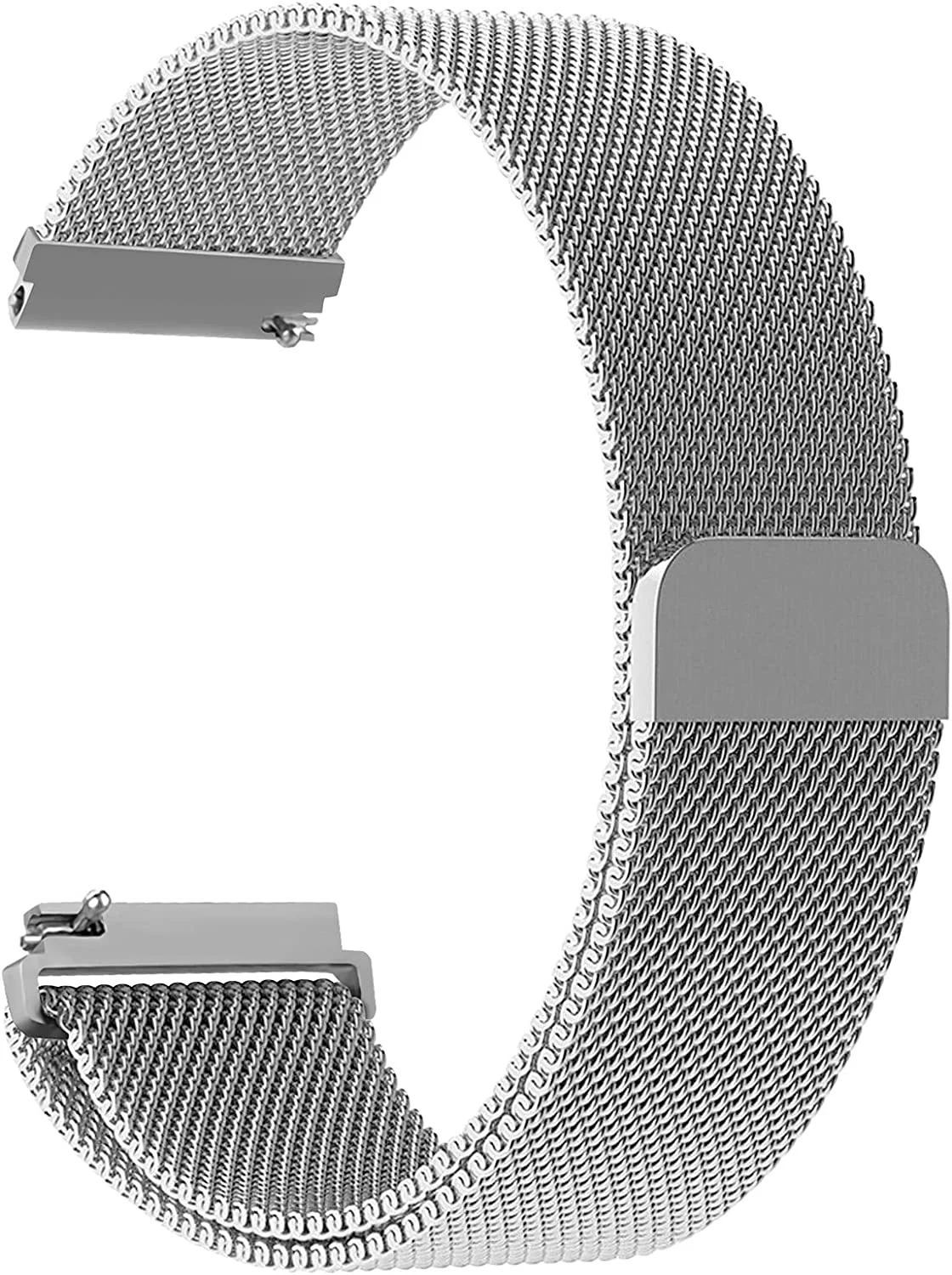 20mm 22mm Milanese Loop Strap For Amazfit GTS 4 mini/GTR/Stratos Samsung Watch 5 4 Metal Bracelet Huawei Watch 3/GT3-2 Pro Band