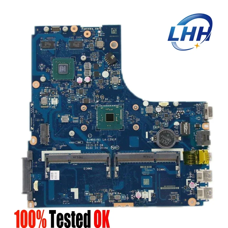 FOR Lenovo B51-30 Laptop Motherboard LA-C291P with N3710 CPU GPU 920M 2G 100% Work.