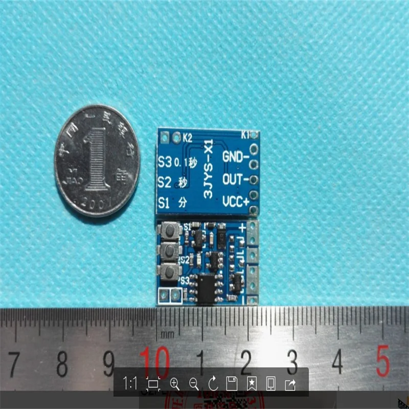 3jys-x1 pequeno multi-função interruptor de atraso 3v5v9v12v24v dc ajuste de botão de baixa potência