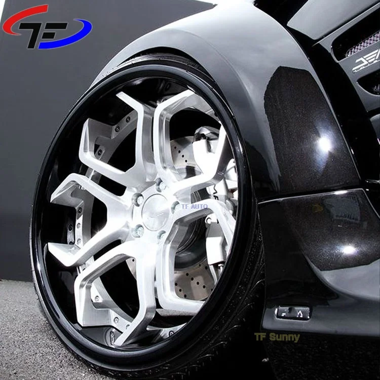 Muti Spoke Concave Silver Barrel 5x114.3 Car Alloy Forged Wheels 20x9J for Subaru