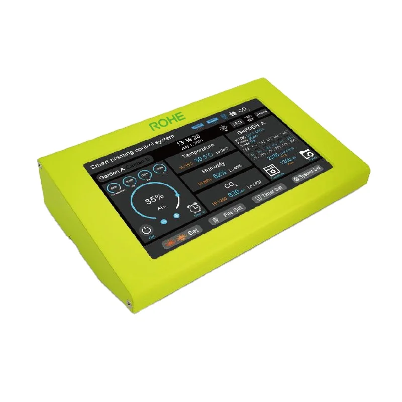 

Popular Hot sell ROHE Intelligent Manual Touch Screen Smart Controller for LED Grow Light Indoor Dimmers