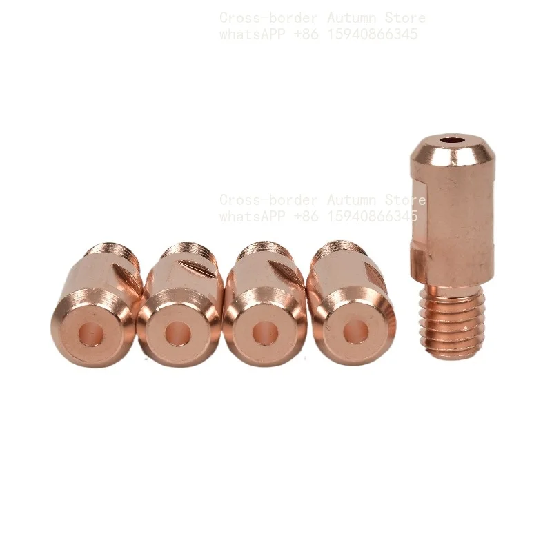 M12X1.75 submerged arc welding conductive nozzle, copper guide wire nozzle, submerged arc welding gun head accessories 4.0/5