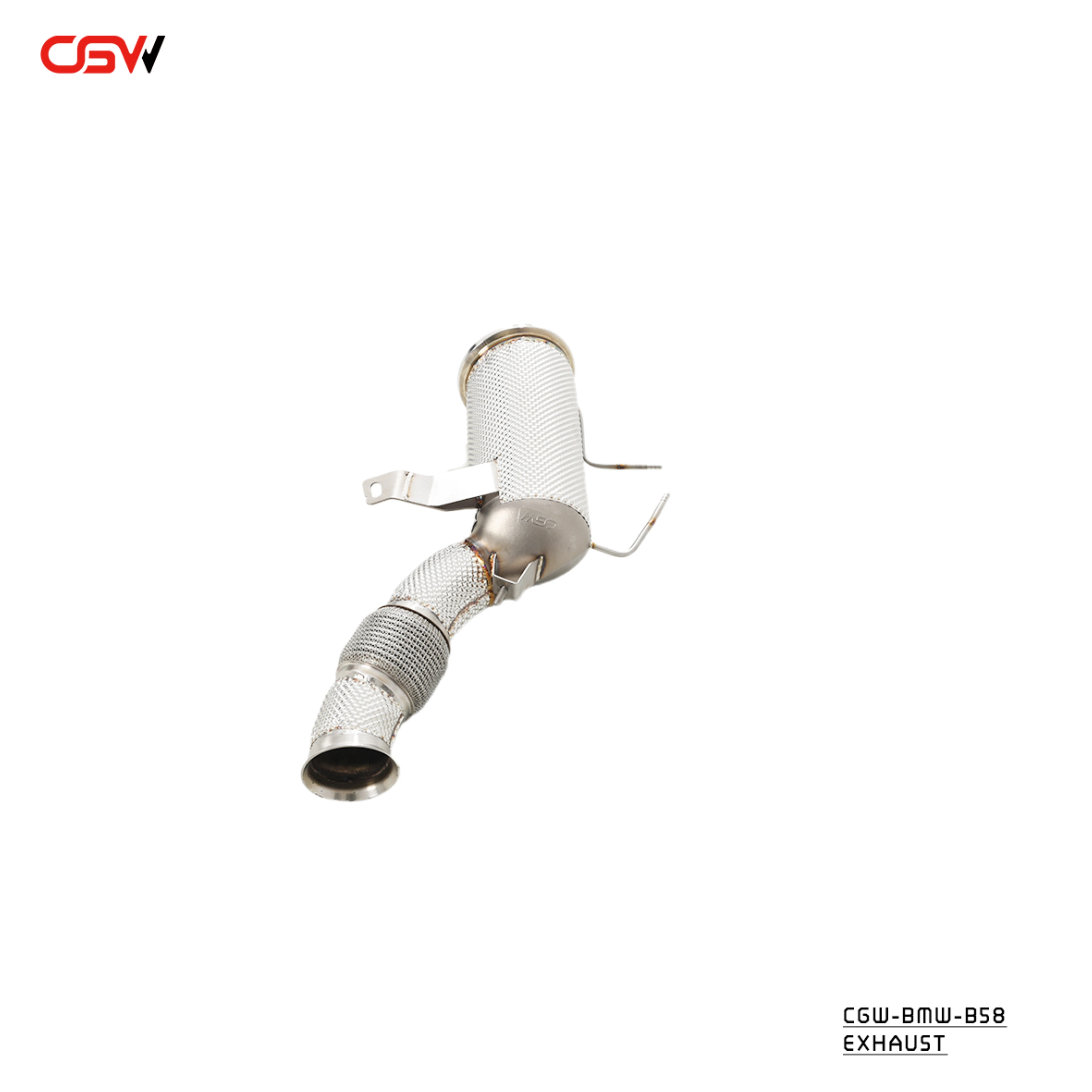 

CGW High Performance Front Pipe and Down Pipe Exhaust Manifold 300 Cell alytic Converter for 2024+ B58 3.0T
