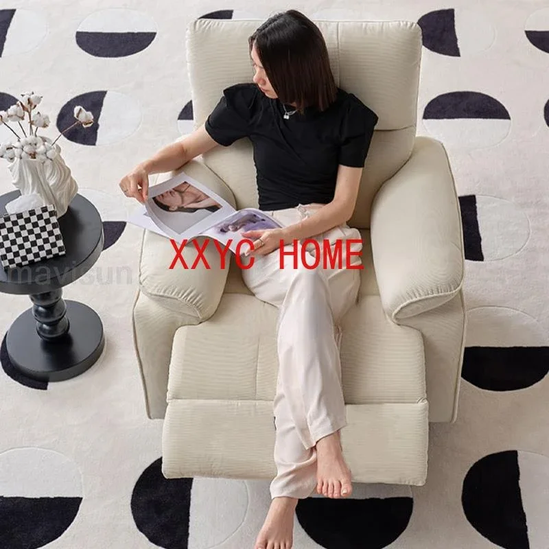 Modern Multifunctional Reclining Armchair High Rebound Sponge Living Room Single Rotating Sofa Electric Rocking Lounge Chairs