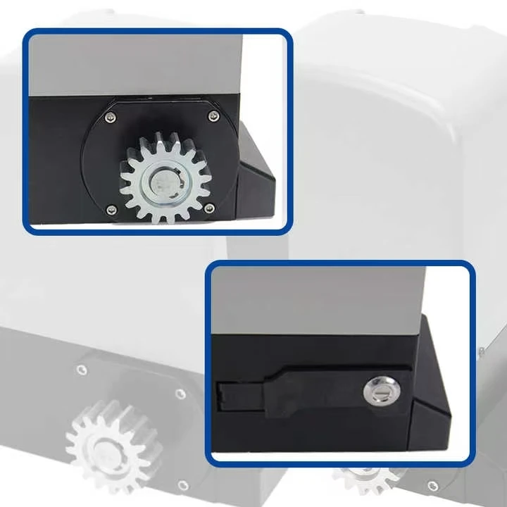 220V Automatic Sliding Gate Opener Key Type AC Door Operator With Anti-Theft Feature Slide Gate Open Motor