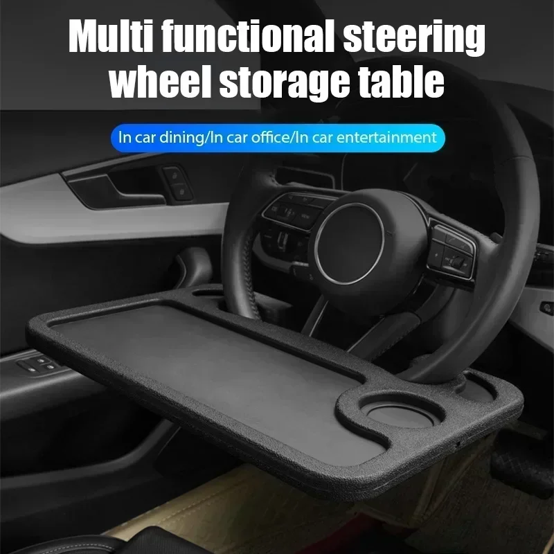 NEW Portable Car Laptop Computer Desk Mount Stand Eat Work Car Steering Wheel Dining Table BracketDrink Food Coffee Tray Board