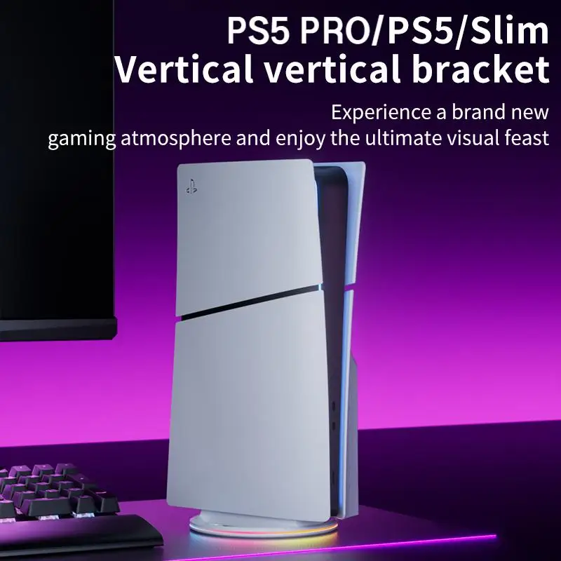 For PS5/PS5 PRO Ultra-thin Console Replacement Parts for Console Bracket Anti-slip Vertical Base Gaming Accessories