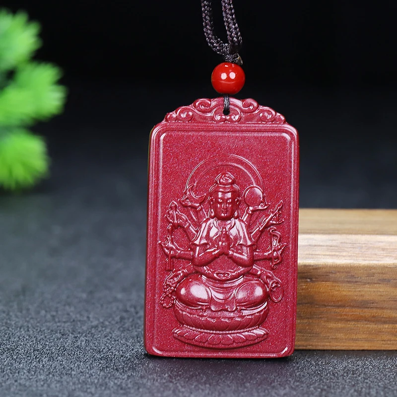 

New natural eight guardian deities pendant necklace with purple gold zodiac Buddha amulet