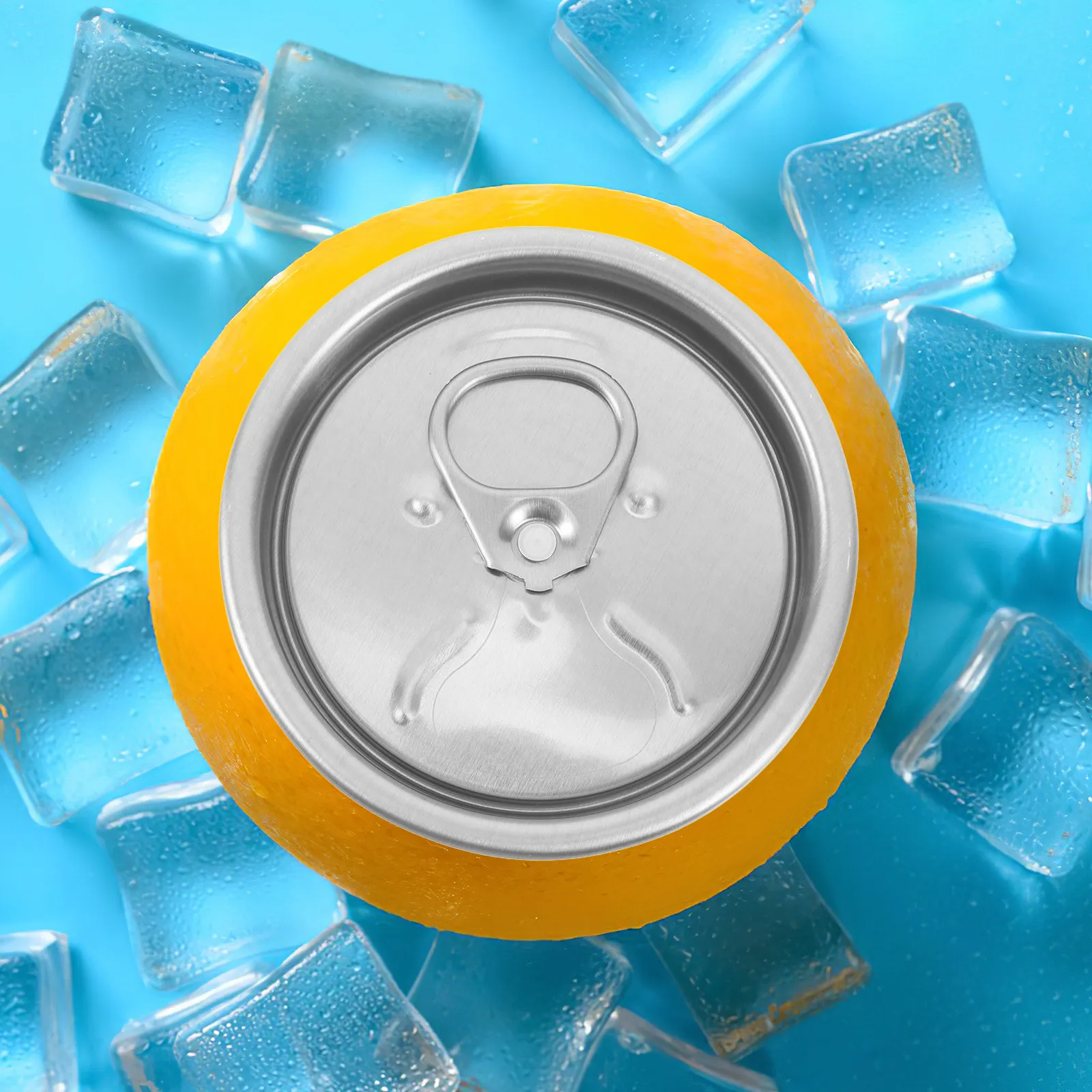 10Pcs Aluminum Drink Can Lids Easy Open Pull Ring for Large Mouth Cans Soda Beer Sealing Cap Leakproof Freshness