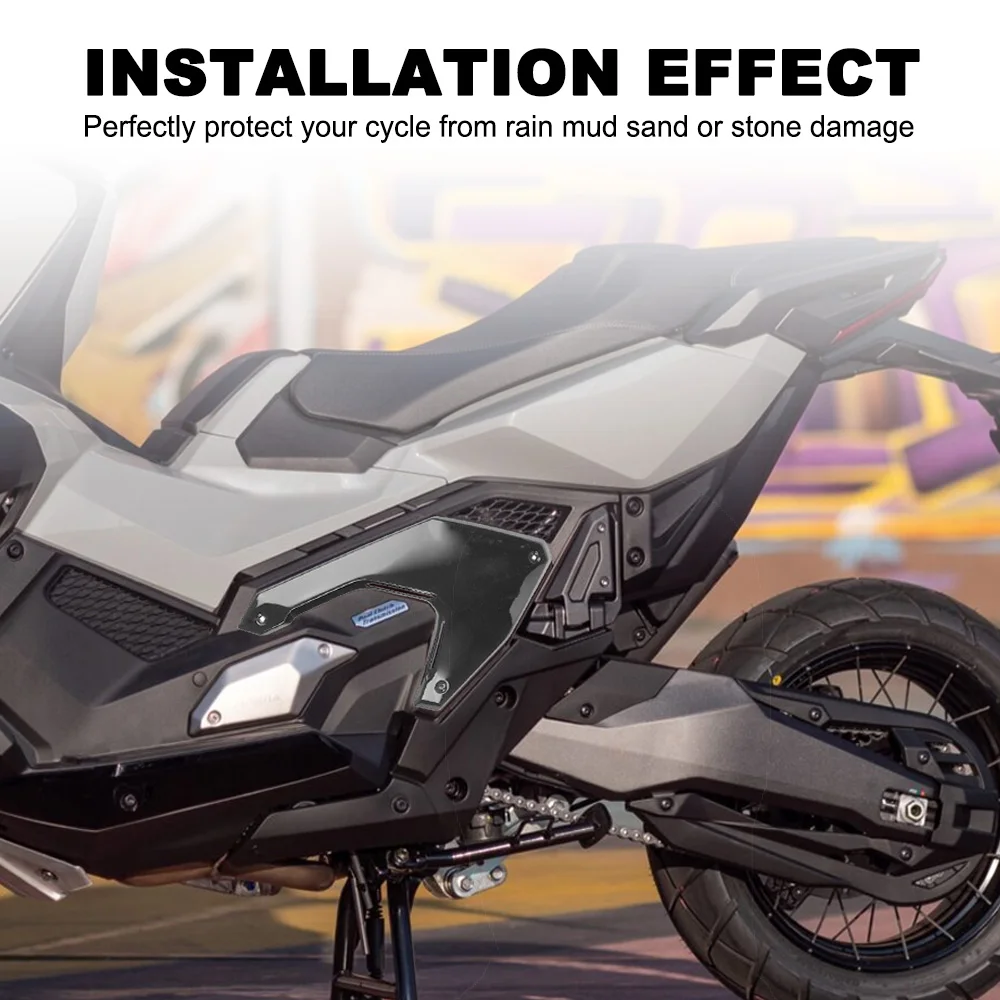 غطاء إطار اللوحة الجانبية للدراجة النارية ، واقي واقي المحرك ، غطاء الغطاء الخيالي ، ملحقات الحماية لهوندا XADV750 ، X ADV ، line
