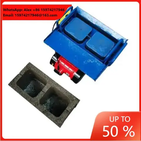 Electric Paver Press Laying Moulding Brick Mold Price Small Mini Hollow Cement Concrete Block Making Machine