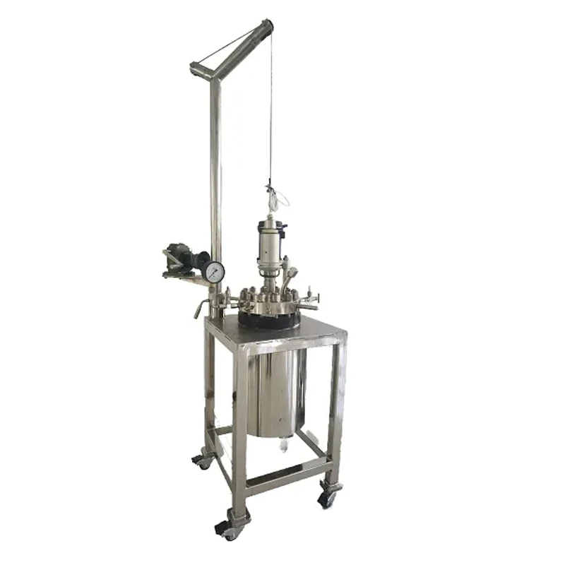 Reattore di pressione da laboratorio in acciaio inossidabile da 5L 10L Reattore per recipiente di sollevamento ad alta pressione Reattore di idrogenoazione catalitica