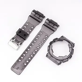 適用於卡西歐 G-SHOCK GA-100 GA-110 GD-120 GLS-100 的 TPU 男士替換錶圈改裝套件保護殼 8 最佳銷售 GBX 100 - №3