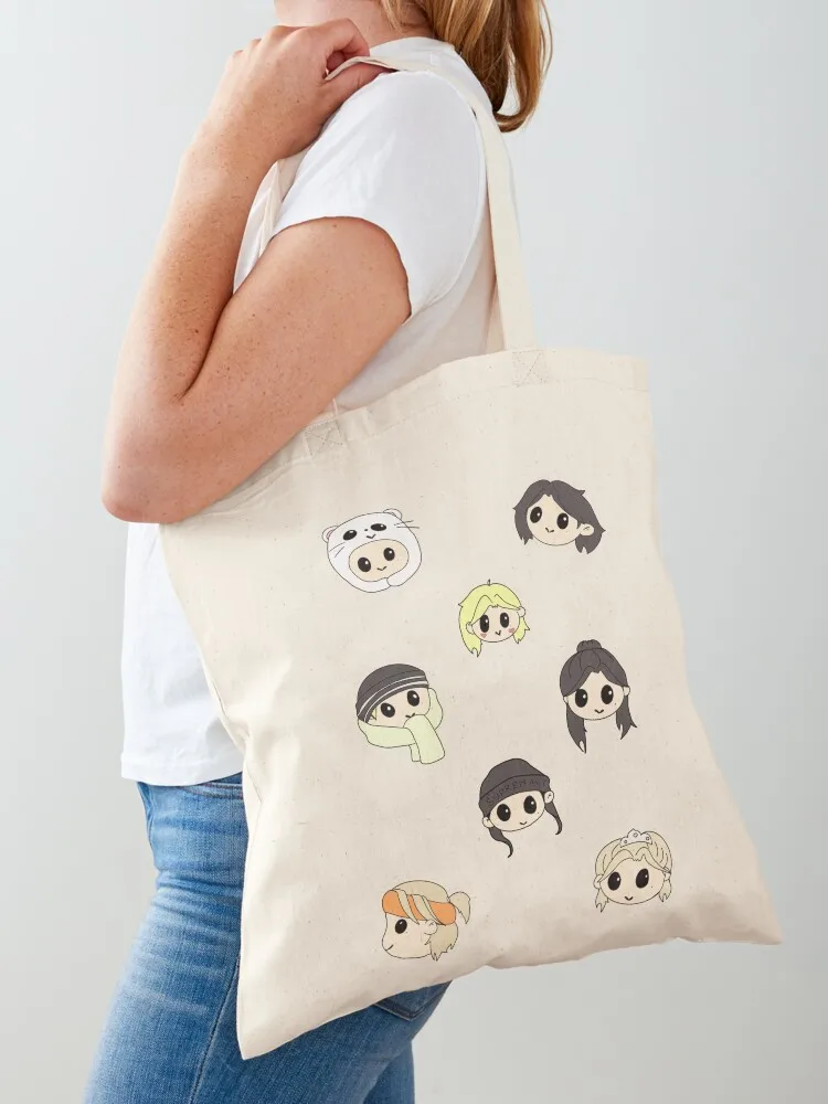 

Tiny Hyunjin Tote Bag tote bags cloth bags Canvas shoulder bag supermarket folding bag custom tote