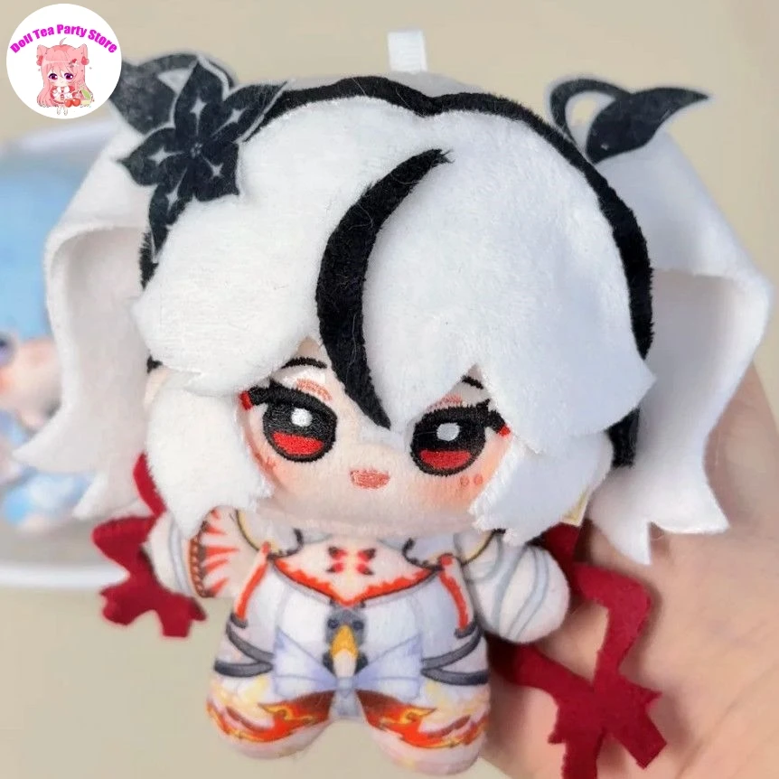 

Мягкая хлопковая кукла Wuthering Waves, аниме, кавайная, 10 см, Камелия, подарок на день рождения, косплей, 10 см, мультяшная игрушка-плюш Нуну