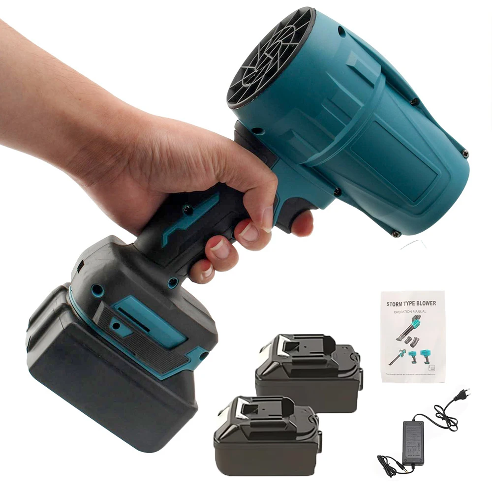200M/S Kabelloser Hand-Turbogebläse-Ventilator, leistungsstarker elektrischer Staubbläser für Makita 18V Akku