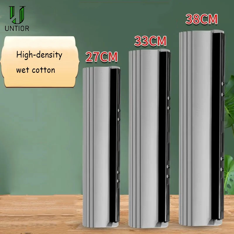 

UNTIOR Cotton Mop Heads of Roller Type PVA Strong Absorption Wet&Dry Dual-use Household Cleaning Mop Head Replacement 27/33/38cm