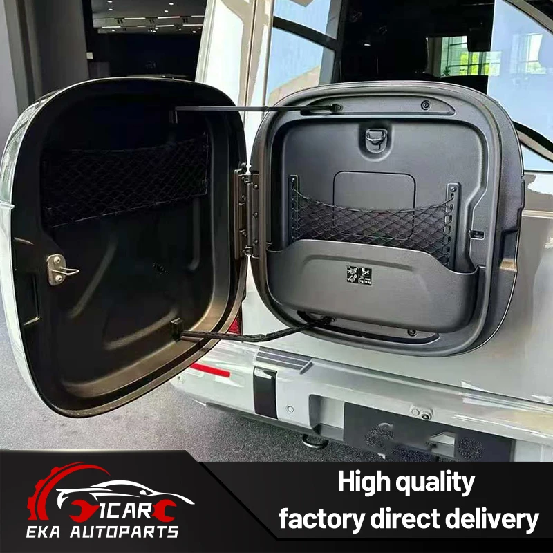 Tailgate Spare Tire Storage Box Backpack Fit for Mercedes Benz G-Class W463 W464 W465 to 2025 G580 Style Rear Door Storage