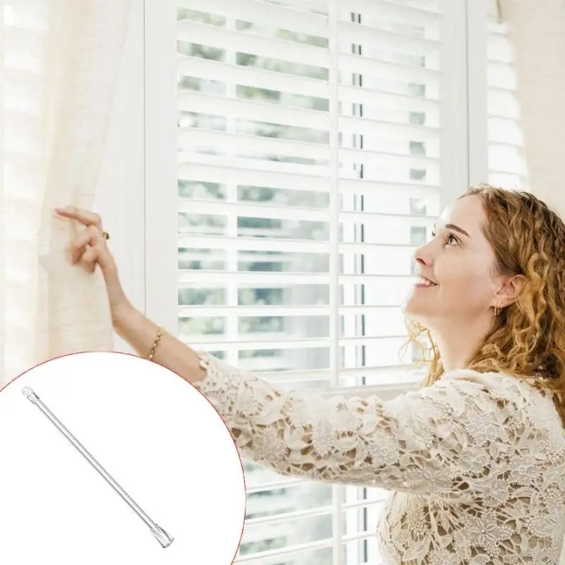 Window Curtain Pull Rods 30cm Clear Acrylic Vertical Blind Wand Replacement Part X3UC