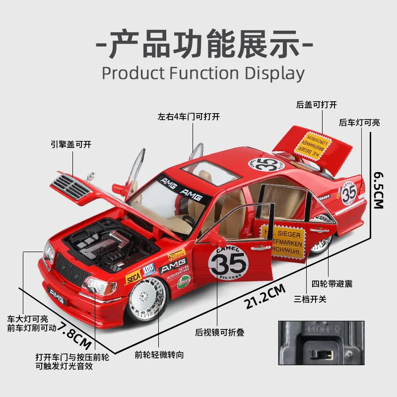 1:24 Mercedes S W140 320SEL Diecast Car Model