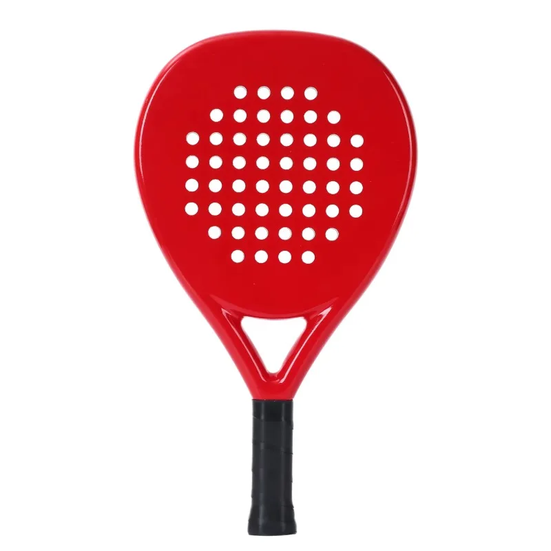 High-quality professional carbon fiber racket Customizable outdoor sports beach tennis racket with nylon mesh grip