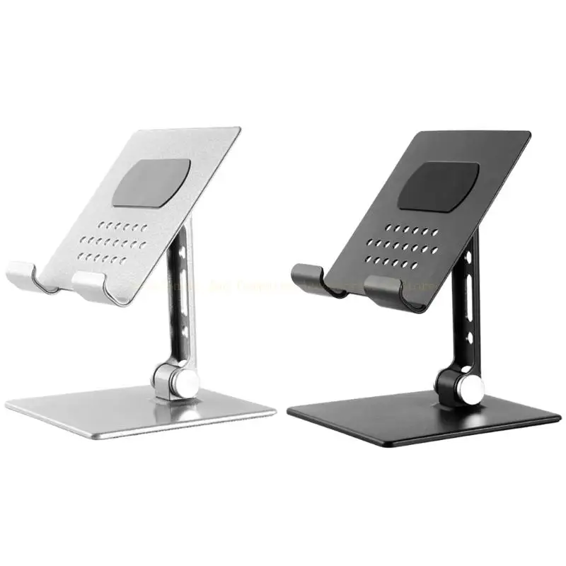 

Metal Foldable Stand, Multiple Tablets Stand Holder Rotating Stand Stable &Stylishs Phone Tablets Holder Bracket