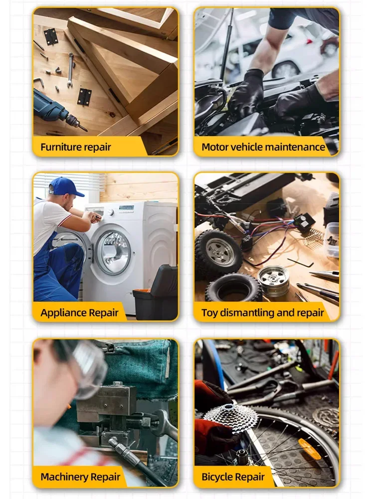 Deli Verstellbarer Schraubenschlüssel Auto Fahrradschlüssel Dip Kunststoff Kohlenstoffstahl Universalschlüssel Mechanische Werkstatt Handreparaturwerkzeuge – Detail 3