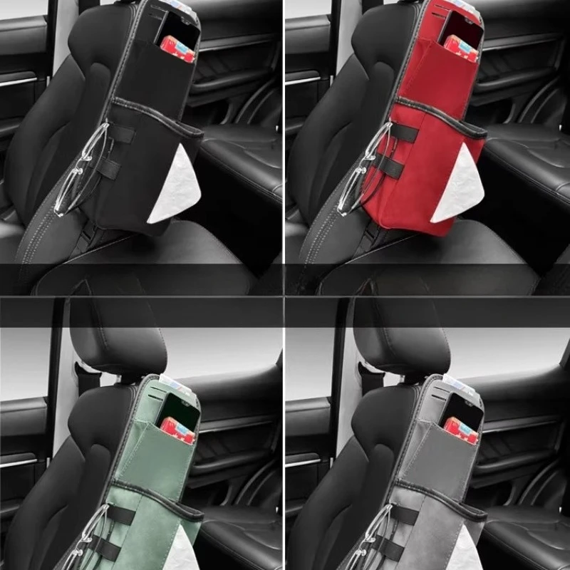 

Органайзер-карман для автомобильного сиденья, держатель для салфеток, аксессуар для салона автомобиля, боковой органайзер для сиденья, сумка для салфеток для Polestar 1 2 3 4 5