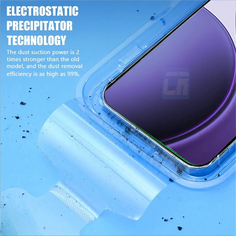 1-2 قطعة تركيب خالية من الغبار زجاج واقي ل ممن لهم رينو 14 برو حامي الشاشة ل Reno13 8 Pro + 7 6 5 5K الزجاج المقسى