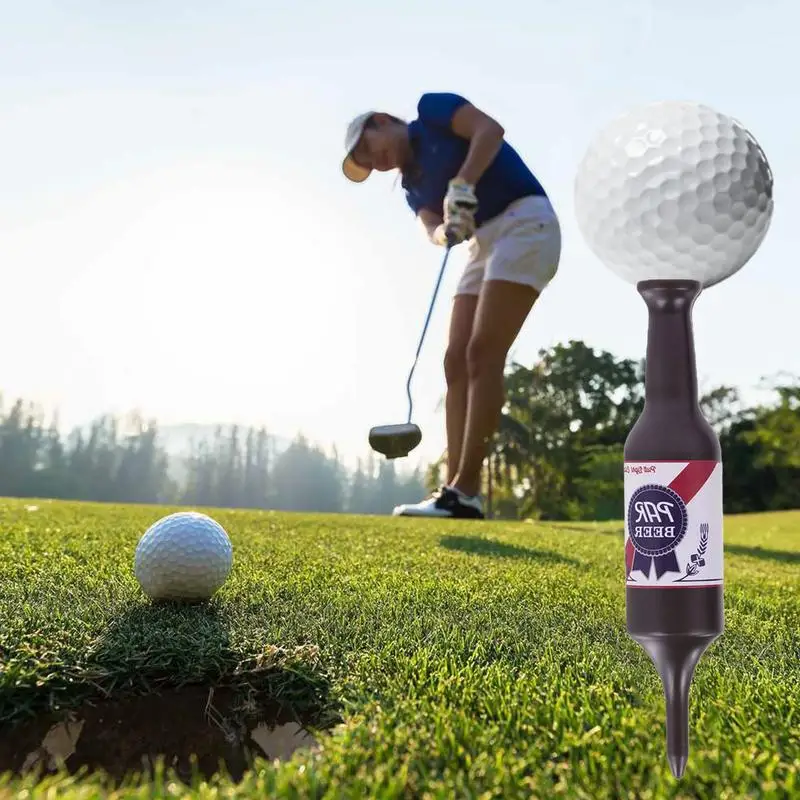 Tees de Golf con forma de botella de cerveza, soporte para pelota de Golf, accesorios de tachuelas, pines de botella de cerveza, accesorios de