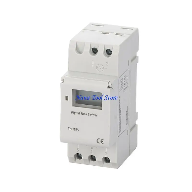 31GJ THC15A Din Microcomputer Timer Programmable Digital Timer Switch