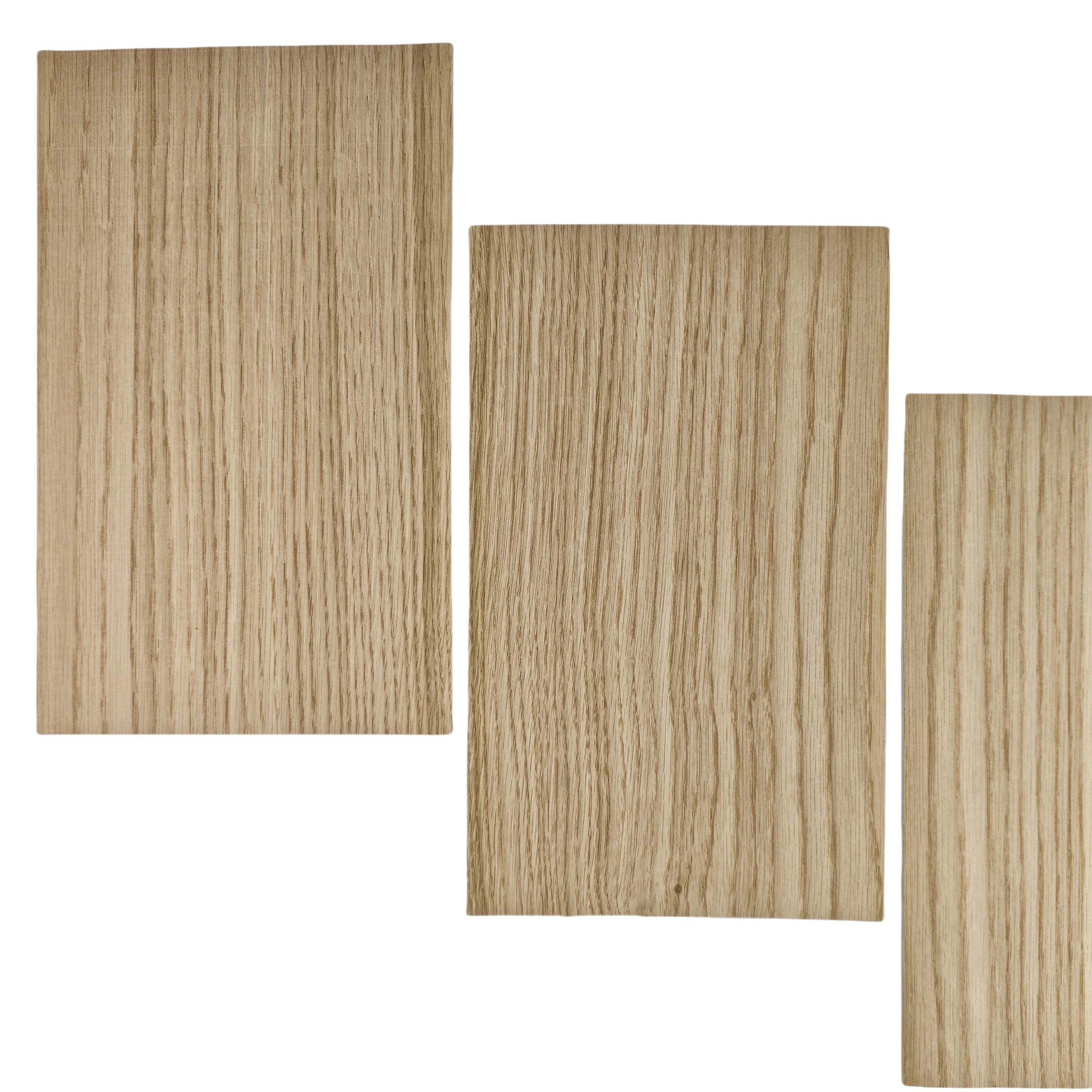 

8pcs 0.5mm Natural white oak wood veneer thin wood sheets L:300xW:180mm