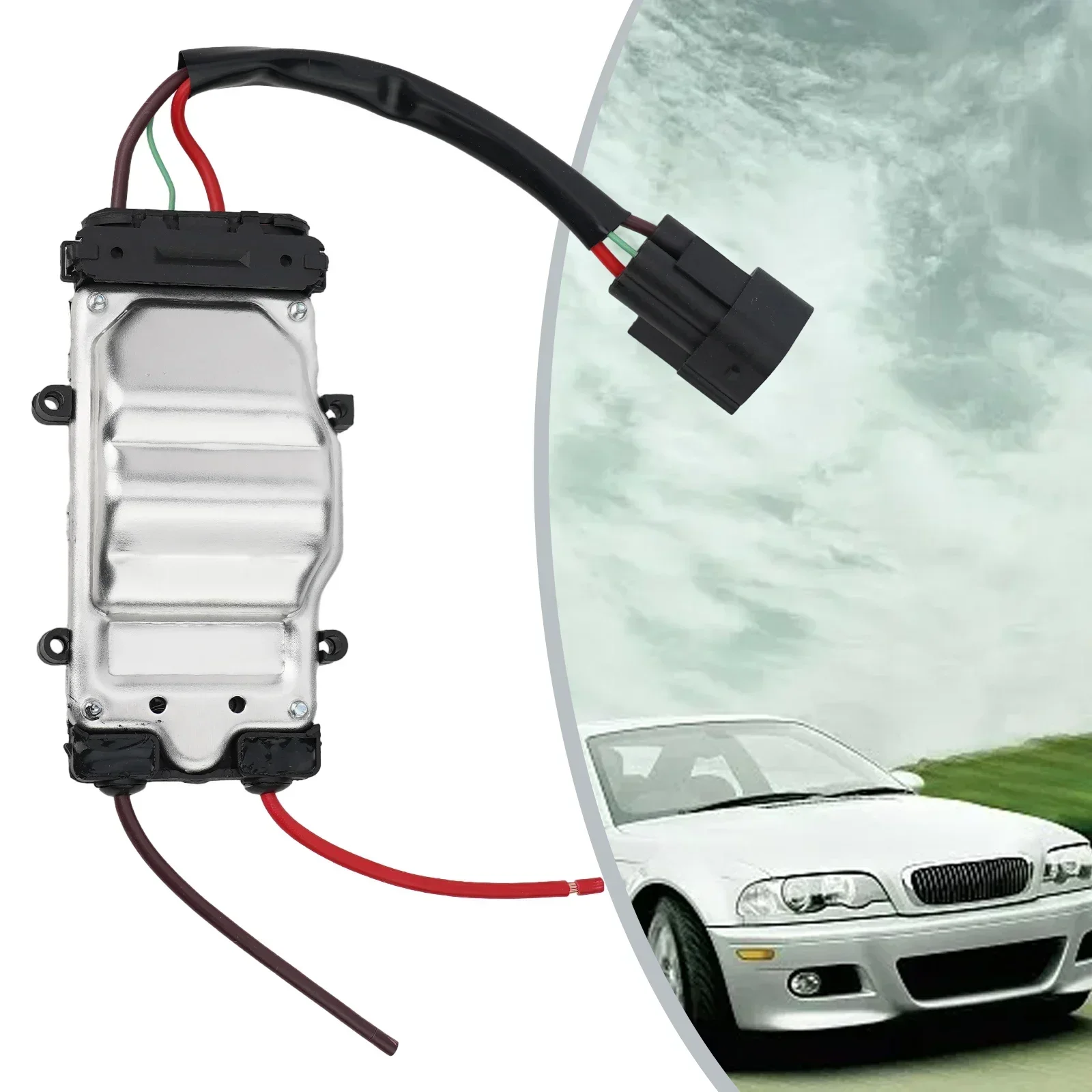 1× Radiator Fan Control Module For BMW 3 Series E46 1998-2006 316Ci 316i 316ti 318Ci 318i 318ti 320Ci 320i 323Ci 323i 325Ci 325i